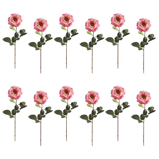 12 Pack: Pink Orlane Rose Stem by Ashland®